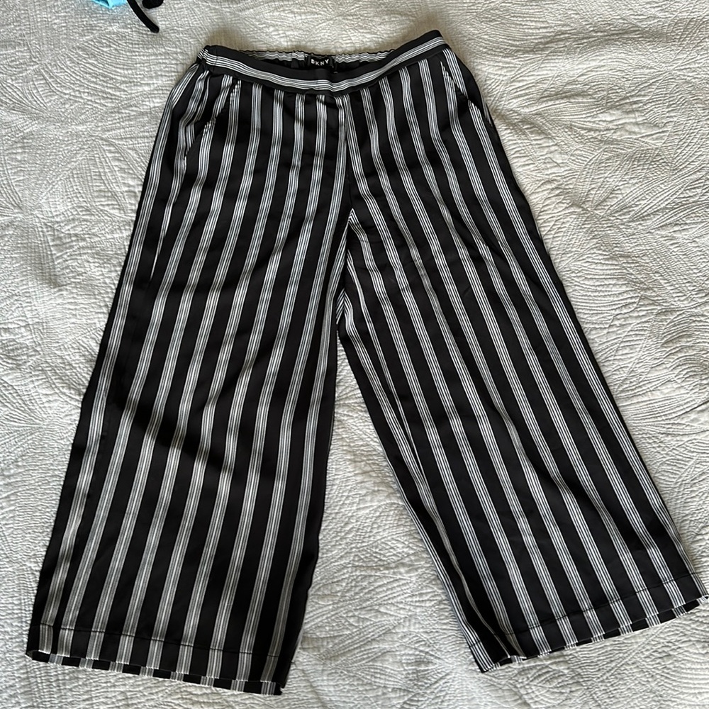 Cropped wide leg pant